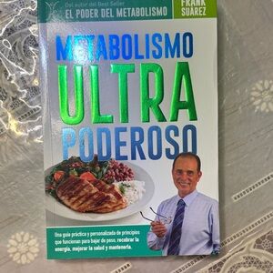 Metabolismo Ultra Poderoso by Frank Suárez - White/Green/Blue Cover